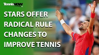 Stars Offer Radical Rule Changes to Improve Tennis [upl. by Atled]