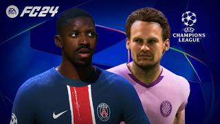 PSG 22 Girona FC  UEFA Champions League™ FC 24 Realistic Prediction [upl. by Rohn]