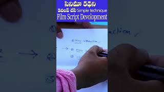 సినిమా కథ ఎలా డెవలప్ చేయాలిtelugu film script writing telugumoviemakingscript cinema [upl. by Ahsinelg]