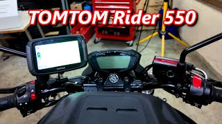 TomTom Rider 550 Motorrad Navi  Unboxing Montage [upl. by Analahs64]