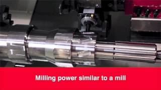 MT 65  1050 CNC lathe with powerful milling turret [upl. by Follmer]