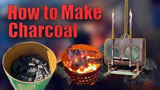 How to Make A Charcoal Retort Kiln [upl. by Sirac527]