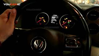 VW Golf MK7 5G Steering Angle Sensor basic settings ESC ACC TPMS error fix [upl. by Ssecnirp]