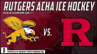 Rutgers Scarlet Knights ACHA vs Canisius University Golden Griffins [upl. by Ygiaf759]