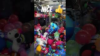 POOKY Bear in the claw machine clawmachine Garfield nice arcade [upl. by Hsan455]