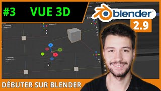 3  NAVIGATION DANS LENVIRONNEMENT 3D  Débuter sur Blender TUTO FR [upl. by Frayne894]