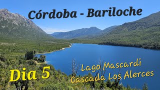 ¡Recorremos Villa Mascardi  CASCADA LOS ALERCES  Dia 5  Cordoba a Bariloche en MOTO [upl. by Enier]