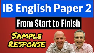 IB English A Paper 2 Start to Finish Video 9  Scoring the Sample [upl. by Lah]