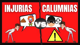 INJURIAS y CALUMNIAS【 3 diferencias con EJEMPLOS 】 [upl. by Caroline]