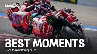 Best MotoGP™ Moments ⚔️  2024 EmiliaRomagnaGP [upl. by Lynad]