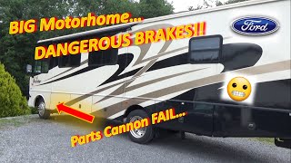 BIG MotorhomeDANGEROUS Brakes Ford F53 ABS [upl. by Anirda]