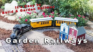 Build a Garden Railway  Its Easy [upl. by Anselmo]