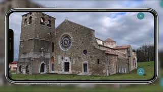 AR Visualization of Photogrammetric Reconstructions with ARmedia  San Giusto Cathedral [upl. by Mlohsihc223]