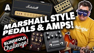 Guess the Real Marshall Amp  Pedals vs Real Amp Blindfold Challenge [upl. by Eimarej]