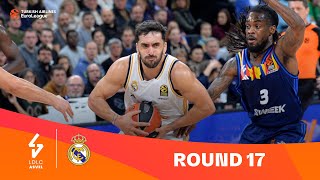 LDLC ASVEL VilleurbanneReal Madrid  Round 17 Highlights  202324 Turkish Airlines EuroLeague [upl. by Atthia902]