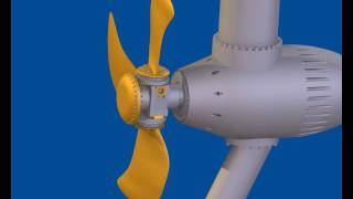 Controllable pitch propeller Autodesk Inventor simulation [upl. by Miah]