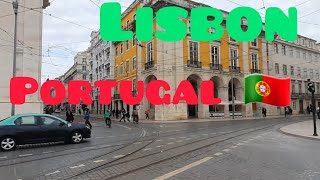 Lisbon Portugal street walk I Lisbon Street walk I Portugal street walk I Lisbon vlog [upl. by Kaiser667]