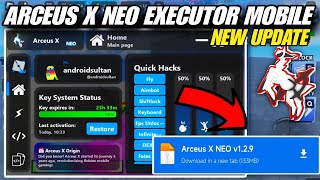 Arceus X New Update v129  Arceus X Neo  Delta ExecutorFluxus amp Codex  Arceus X Download [upl. by Adnawed]