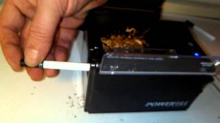 TopOMatic Poweroll electric cigarette machine [upl. by Itagaki]