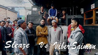 Viber Saimon Vs Sleaze Local Rhymes Rap Battle Video [upl. by Anawal]