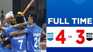 india vs New zealand 43  Ind vs Nz pro hockey league 202223 [upl. by Adnahsed146]