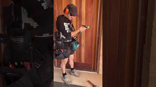 Check out c4acresconstructions Barn Doors 🔨 DiamondBack 701 Vest system amp Martinez Hulk M4 hammer [upl. by Eidnas]