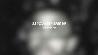 as you are the weeknd sped up [upl. by Keverne678]