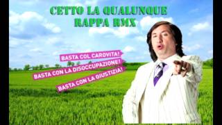 Cetto La Qualunque FATTI I CAZZI TUOI  RAPPA REMIX avi [upl. by Arais]