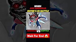 Ash Greninja VS Sceptile Epic Battle ll Greninja Troll Face Edits ll shortsfeed pokemon shorts [upl. by Rumery896]