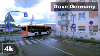 Relaxing Drive from Mannheim to Ludwigshafen Germanys Ugliest City 4K [upl. by Seem]