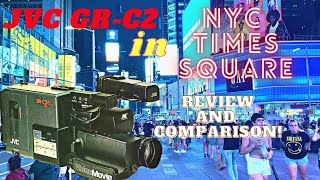 JVC GRC2 in Times Square New York City Additional tests vs the GRC1 [upl. by Attey]