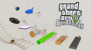 Marble Plays GTA San Andreas Theme on Different Instruments [upl. by Ail221]