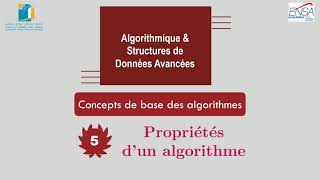 5  Propriétés dun algorithme CH 1  Concepts de base des algorithmes [upl. by Rosanne977]