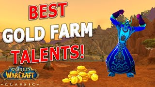 WoW Classic  Best Mage Talents for Top Power Leveling  Gold Farming [upl. by Ecinhoj]