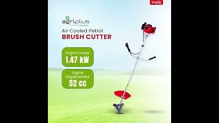 Agriplus 147 kw 2 Stroked Air Cooled Petrol Brush Cutter Review [upl. by Ahsenek70]