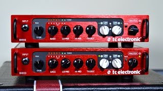 TC ELECTRONIC BH550  BH800 Bass Amps [upl. by Armanda]