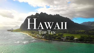 Top 10 Places To Visit In Hawaii [upl. by Bridge]