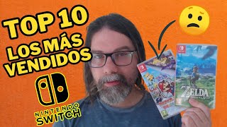 TOP 10 JUEGOS MÁS VENDIDOS DE NINTENDO SWITCH [upl. by Juliano]