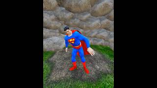 Spiderman BURIED Superman in The Ground And Built A House on Top of Him 😱 shorts [upl. by Foscalina]