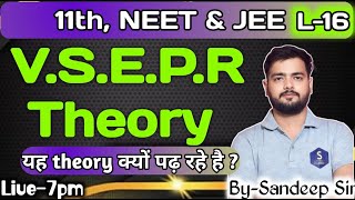 L16  Chap4  VSEPR theory  Class11  NEET amp JEE [upl. by Bozovich]