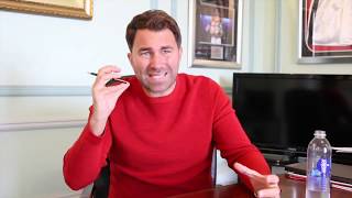 EDDIE HEARN RAW  ON USYKBELLEW MAYWEATHER FIGHT PACQUIAO MEETING JOSHUA WHYTECHISORA BROOK [upl. by Vas]