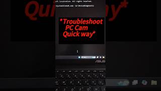 Quick Way To Troubleshoot your PC cam 📸tech cmd windows shorts [upl. by Ecertap]