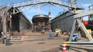 METAMORFOSE  Drydocking Seagoing Historical Tug ELBE 2009 [upl. by Deena343]