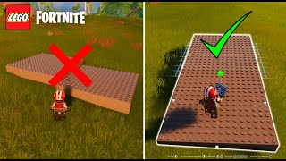 How To Lay An Even Foundation in LEGO Fortnite Snap Mode [upl. by Mei]