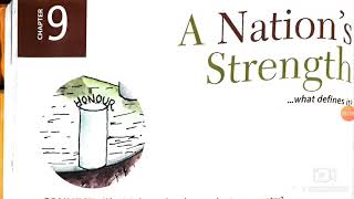 Class 8 English new images Poem A Nations Strength [upl. by Diantha928]