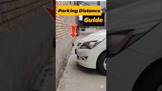 Tips for Parking Your Car with a Safe Distance from the Wall cardrivingtips automobile shorts [upl. by Evatsug]