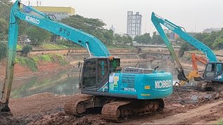 Excavator KOBELCO SK210 Long Arms [upl. by Parrish60]