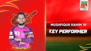 BPL FINAL 2023 Mushfiqur Rahim 74 Runs  Sylhet Strikers Vs Comilla Victorians [upl. by Krilov]