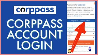 How to Login Corppass Account 2023 Corppass Account Sign In [upl. by Keller620]