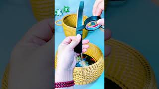 Basket designyoutube howtomakenewdesign shortviral trendungshorts diy [upl. by Dix489]